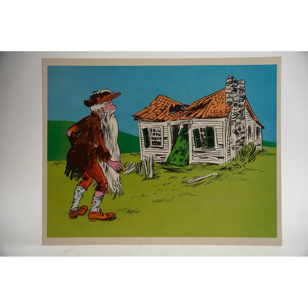Cooper‎ Films Rip Van Winkle Filmstrip Print 12.5x10 Multicolor Vintage 1971